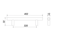 RR002CP.5/320 Ручка-рейлинг <10>