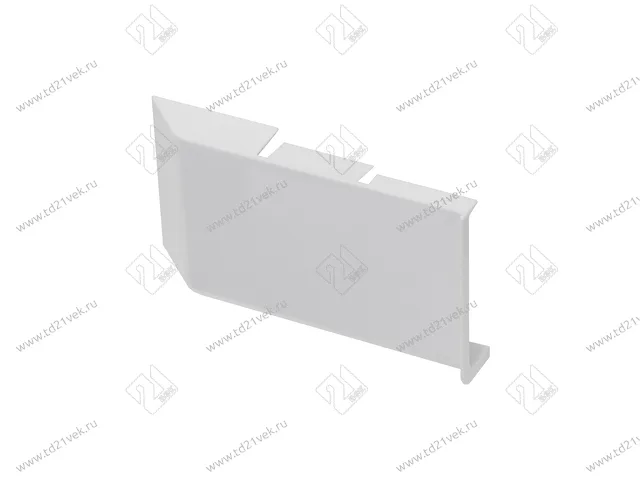 Накладка к навесу  "Strong"  №1, R, правая, белая <400> 1