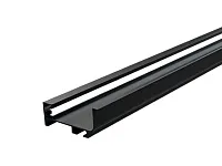 Г-образный профиль GOLA с подсветкой, черный матовый, L=3000 мм, в комплекте LED лента, крепления 6 шт., коннектор