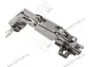 2pcs-M403-Full Петля slide-on без доводчика 165 градусов, накладная (2 шт) превью 1
