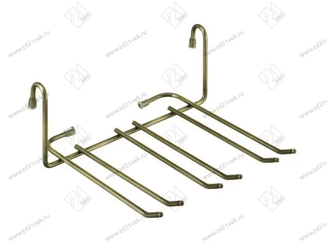 YJ-G507 BA Полка для бокалов мини (235х250х100) бронза <24> 1