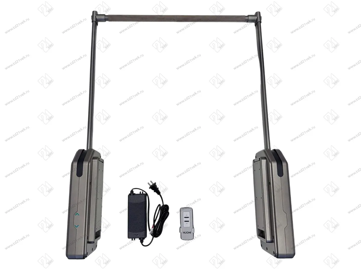 Пантограф для шкафа электрический RALPHIE, 764-964x140x881 мм, серый, с сервоприводом 1