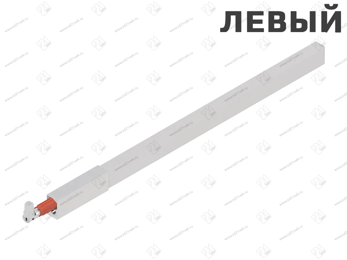 ZRG.387RSIC REL*LAE L SEIW TANDEMBOX Продольный рейлинг, высокий,  L450 мм, левый, белый шелк 1