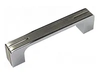 RS267CP/BSN.4/160 Ручка-скоба 160 мм атласный никель/хром <25>