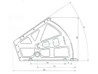 Механизм для обувниц двойной, черный