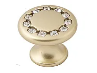 Купол "Оскар" со стразами 6069-04  (мат.золото) <50/400>