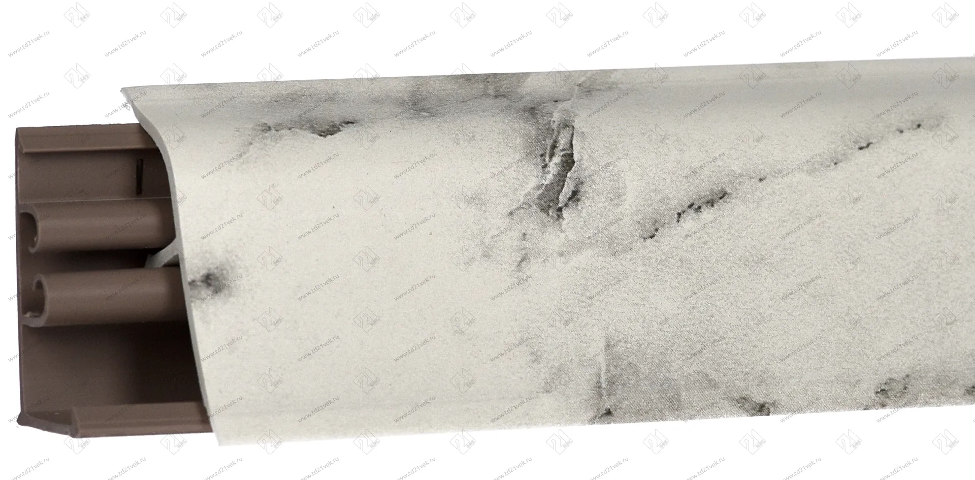 Плинтус RUS LB-38 №015 (3027/S Мрамор белый) 3,0 м (№ 476) <1/12> 1