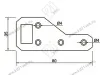 Навесная пластина, Р-образная (50/100) <800> превью 2