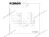 KR0160 AB Крючок античная бронза <60/360> превью 2