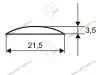 Декор "Sal-M29" <21мм>(золото) sari <75/300> превью 2