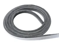 Уплотнитель щёточный ш7х в6мм 4Р, светло-серый/серебро <бухта-250м> шлегель/ щетка самоклеящаяся/ буферная лента/ уплотнитель/ Schlegel