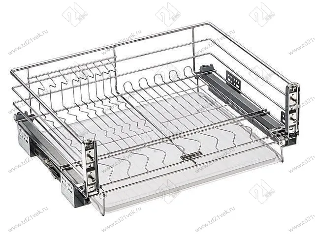 SND-02-600 Сушка выкатная c доводчиком в нижнюю базу 600 мм с поддоном с фас.крепл. (425*568*210 мм) <1> 1