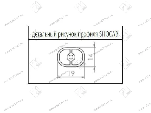110-09-20-302 Профиль Mesan для обувного механизма, пластик, белый <5,5м> <1> 3