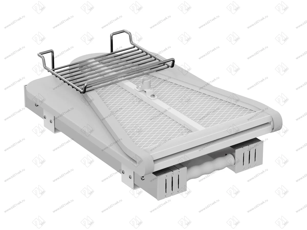 S-6616-W Выдвижная гладильная доска с фасадом в 400 базу, Starax, белый 4