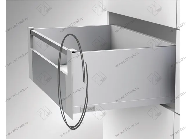 1279647207 FLOWBOX  Держатель передней панели H192 мм (антрацит) <12> 1