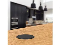 11.103.08.013 Блок розеток выдвижной POP-UP BLACK Compact, чёрный