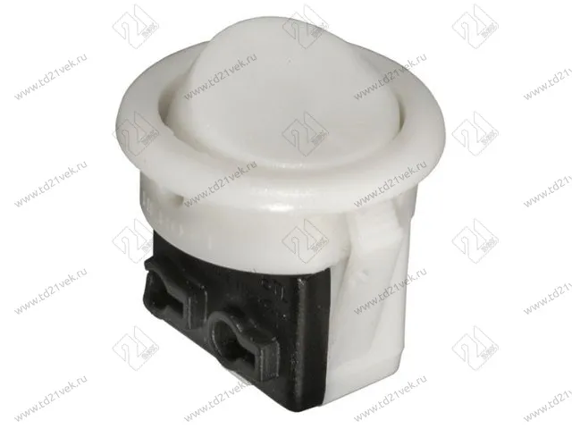 09.106.08.111 Выключатель врезной круглый D23мм, белый 1