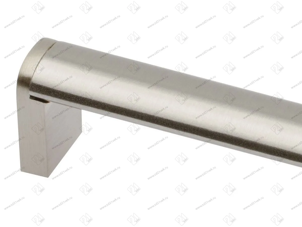 UZ-682128-06 ручка мебельная  UZ-682 C=128, шлифованная сталь <15> 3