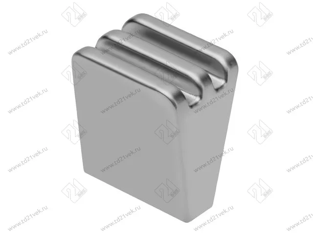 GZ-GANZA-1-05 Ручка-кнопка GANZA,мат.хром <25> 1