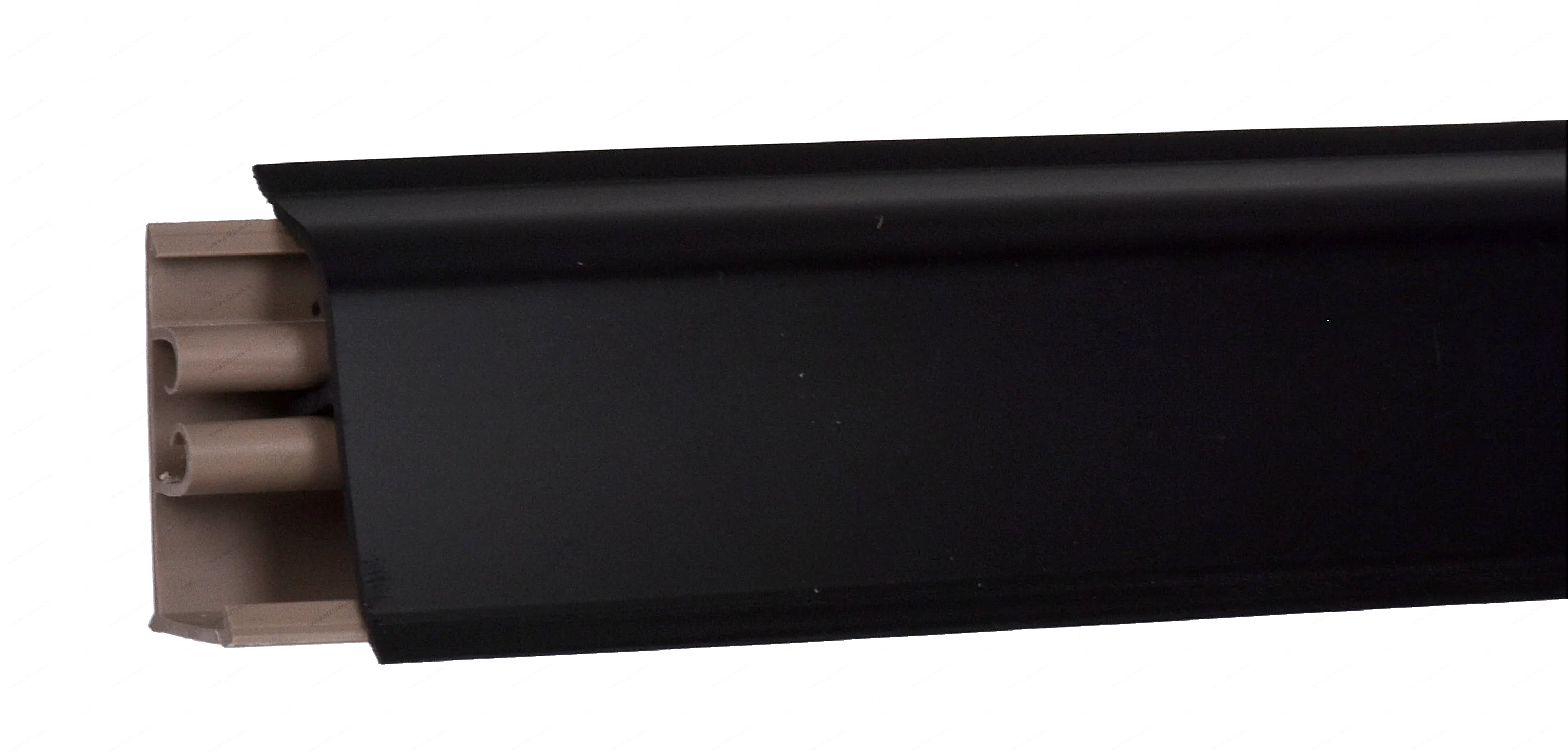 Плинтус для столешниц  "черный глянец" 3,0 м LB-381-619 (№459) <1/20> 1