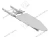 S-6616-W Выдвижная гладильная доска с фасадом в 400 базу, Starax, белый превью 3