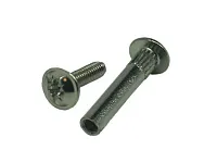 Стяжка межсекционная d=5мм M4x27 (1701001), никель (100/1000) <2000>