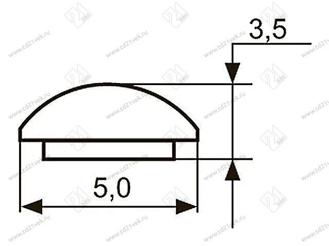 Декор "Sal-M 1" <5мм>(хром) krom <200/1000> 2