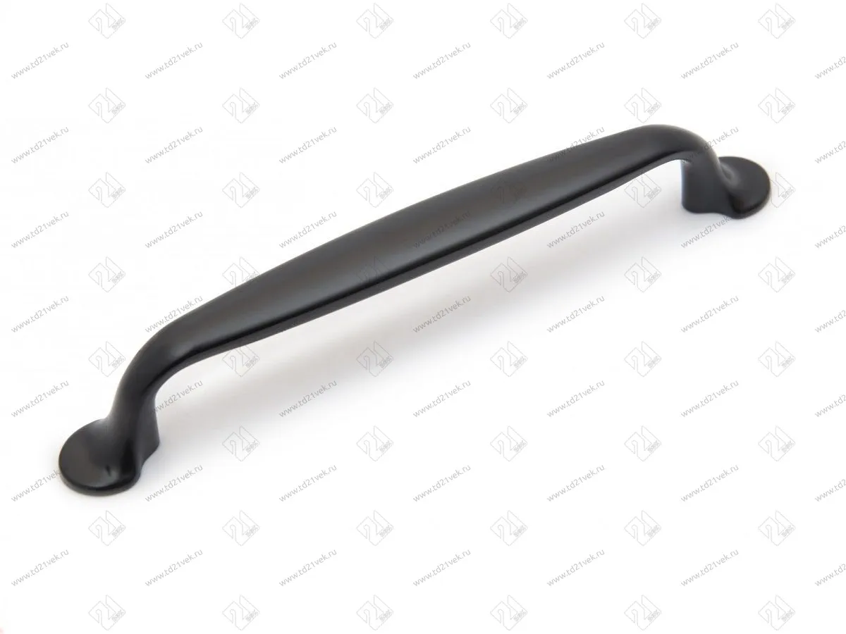 RS284BL.4/128 Ручка-скоба 128 мм , чёрный  матовый <25> 1