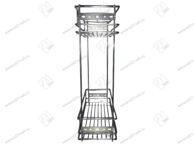 Бутылочница для кухни 200 мм (150x460x480мм) c шариковыми направляющими без доводчика, h35 мм 2