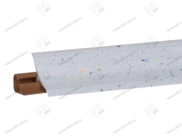 Плинтус для столешниц  "искра белая глянец" 3,0 м LB-231-6082 (№6082/600)  <1/15> 1