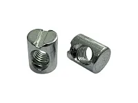 Стяжка-бочонок D10, М6хL13 мм, под шлиц для плит толщиной от 16 мм