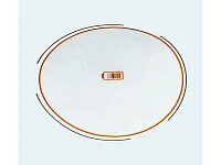 06.800.01.357 Источник питанния - беспроводная зарядка SECRET скрытого монтажа, 15Вт, D=73х15мм, белая, вход 12В, 2А, провод L=2м с конн. L813, расст. 2-8мм