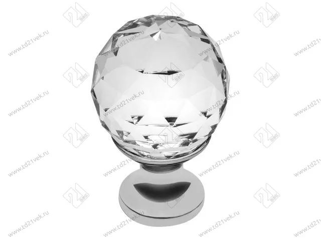 GZ-CRPA25-01 Ручка (кнопка) Crystal Palace A 25 мм
(хром+кристалл) <40> 1