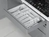 S-2283-WP Лоток для столовых приборов Starax в базу шир. 400 (340x490x55) белый <15> превью 4