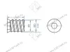 Футорка М6*L13 металл превью 2