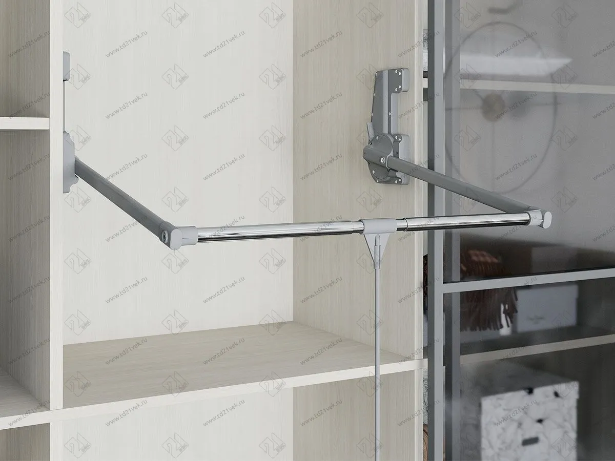 S-6014-G Пантограф Starax, (850-1150x290x900 мм), нагрузка 15 кг, серый/хром 1