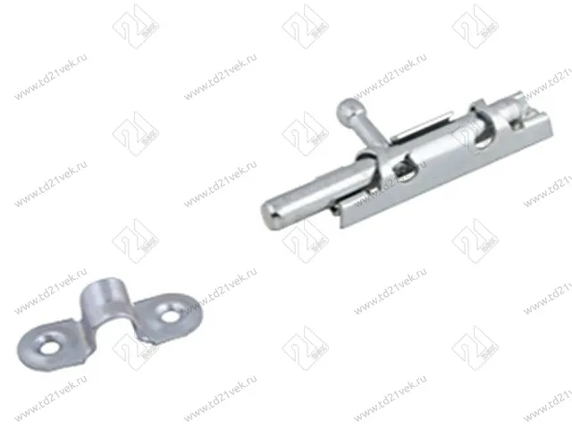 Задвижка накладная ЗТ1 с ц.дв., цинк <200> 1