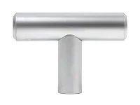 RC200SC.5 Ручка-кнопка ,  сатиновый хром <40>