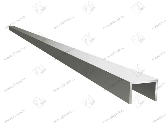 Планка торцевая алюм. для стеновых панелей 10 мм 1110 <100> 1