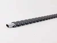 Накладка для овальной штанги  L1200мм, темно-серый