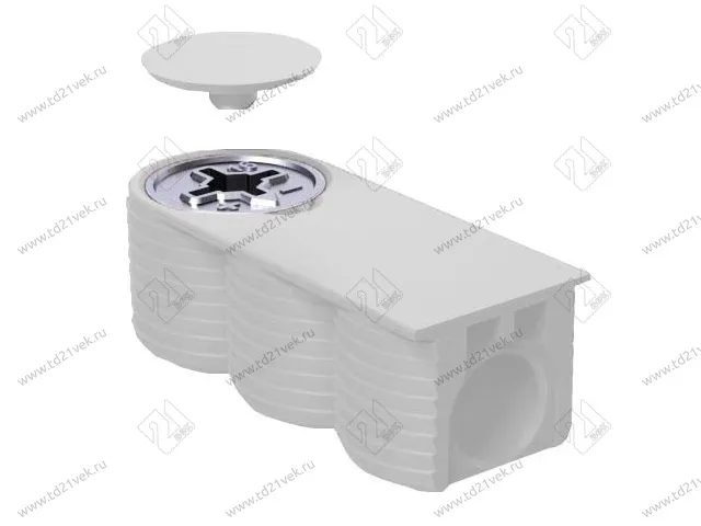 102-01-72-302 Стяжка Mesan Linco 16мм d18хh13,5мм (корпус/эксц./заглушка), белый <500/3000> 1