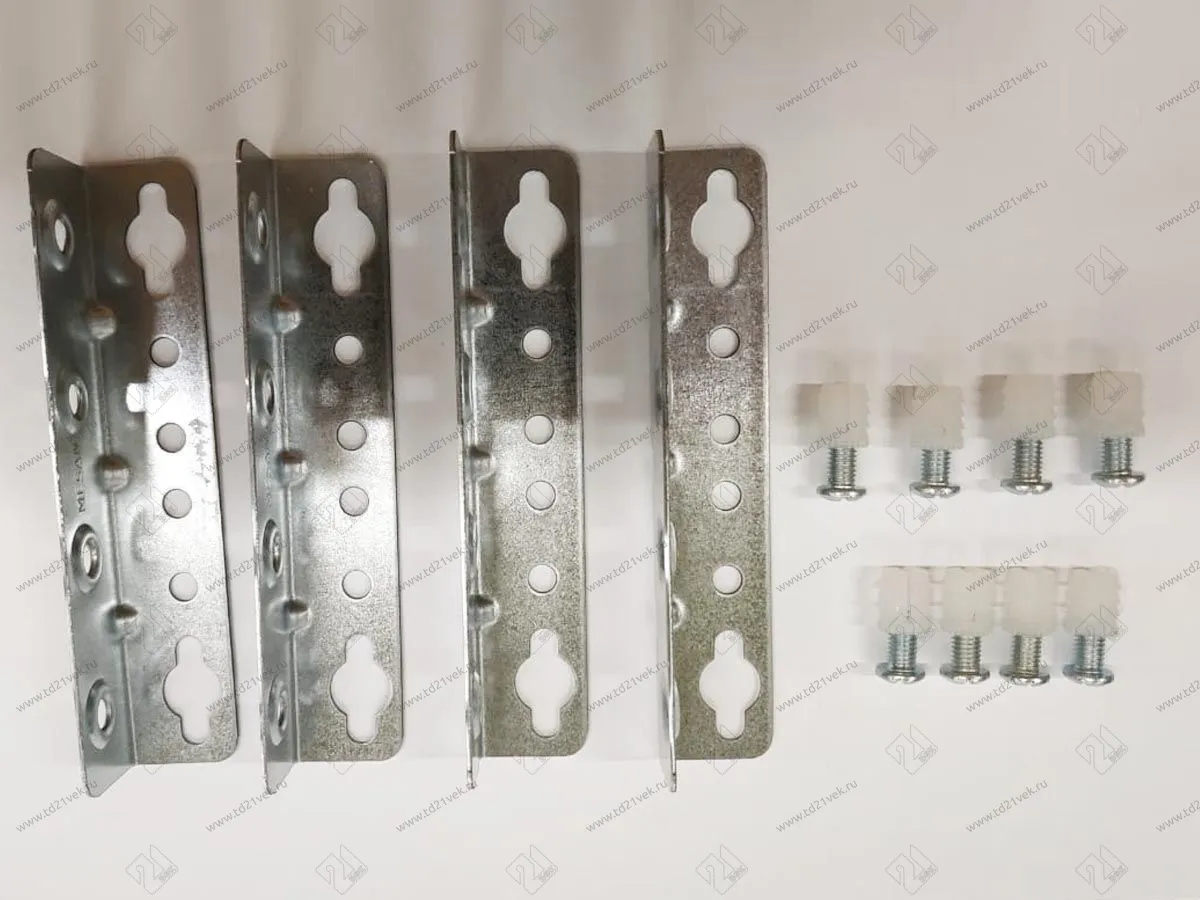 102-08-25-403 Стяжка Mesan кроватная L128*25мм толщина 1,2 мм, цинк (комплект- 4шт.) <50> 2