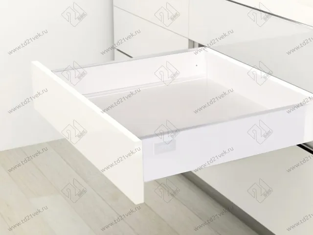 Комплект ящика Dragon-Pro, Soft-Close, L350 мм, H95 мм, нагрузка 40 кг, белый, с доводчиком 1