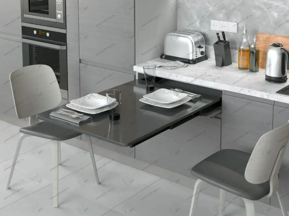 S-2143-A Механизм Starax для выдвижной столешницы
 в базу 900 мм(864х500х100 мм), антрацит 1