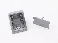 Уголок пластиковый №17 без крышки+крышка (А)(металлик) 100/1500