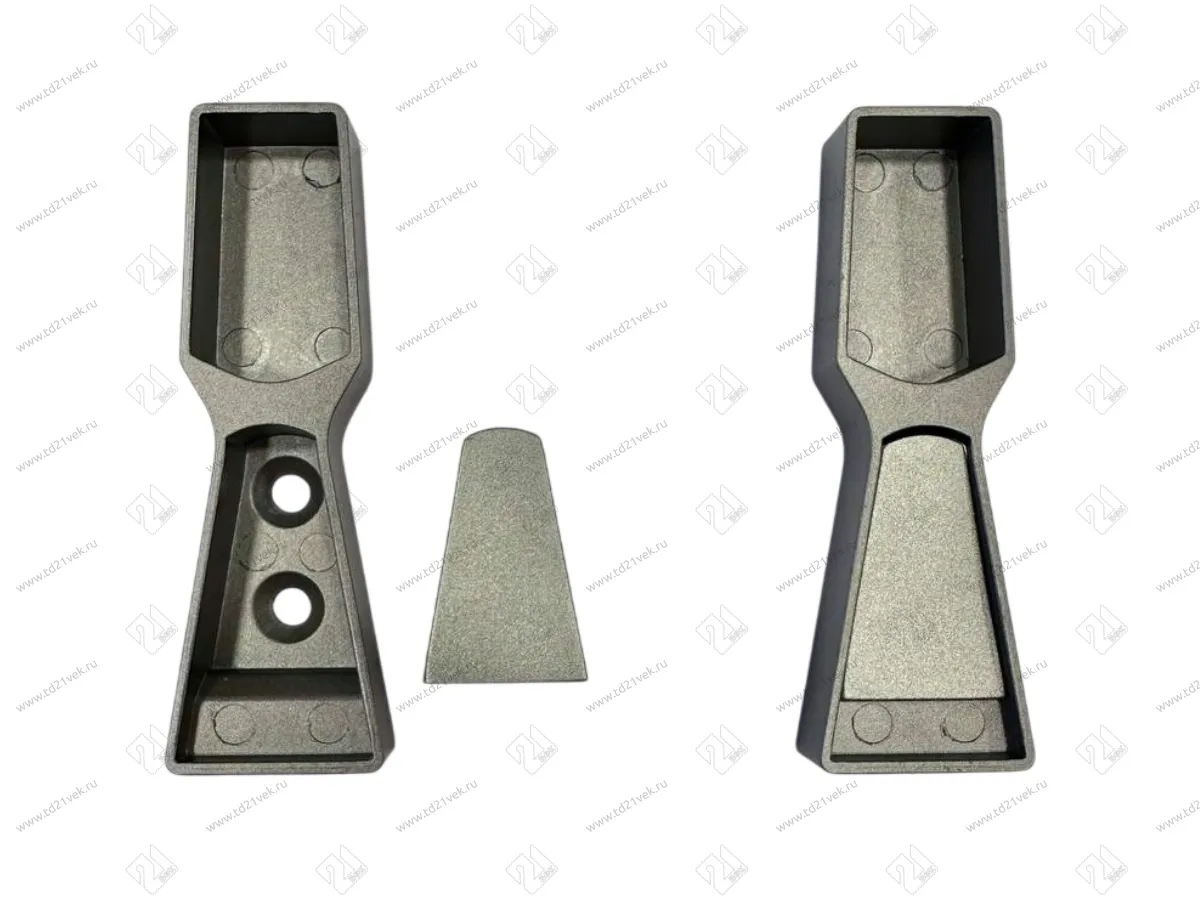 Штангодержатель для прямоугольной штанги RALPHIE, комплект- 2 шт., серый 1