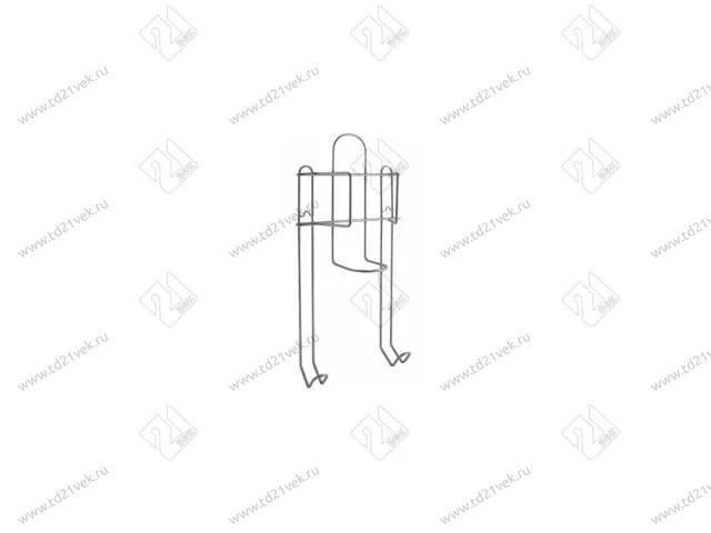 Держатель для утюга и гладильной доски 
(490х220х100 мм), металлик серебристый <1> 1