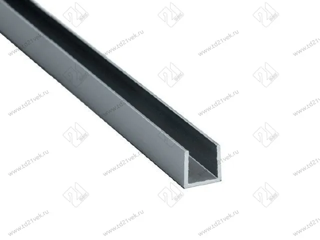 Планка торцевая алюм. для стеновых панелей 6 мм (П) 1040 L=3000мм  <100> 1