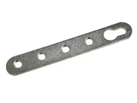 Подвес прямой 100х15x1,2 (4 шурупа прорезь сверху) покрытый