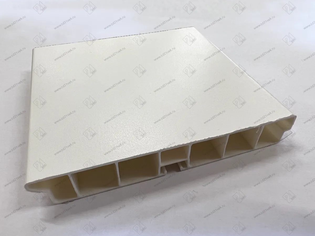 Цоколь кухонный 4м с силик.пр. (не съемный), белый H-100 <15> 1